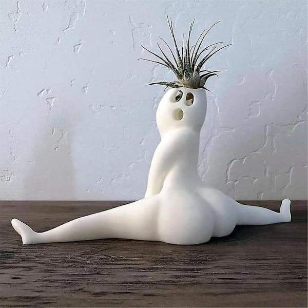 2 st rolig Big Booty Ghost Planter, praktisk presentdekorplanteringskärl för luftväxter, Big Booty Ghost Planter
