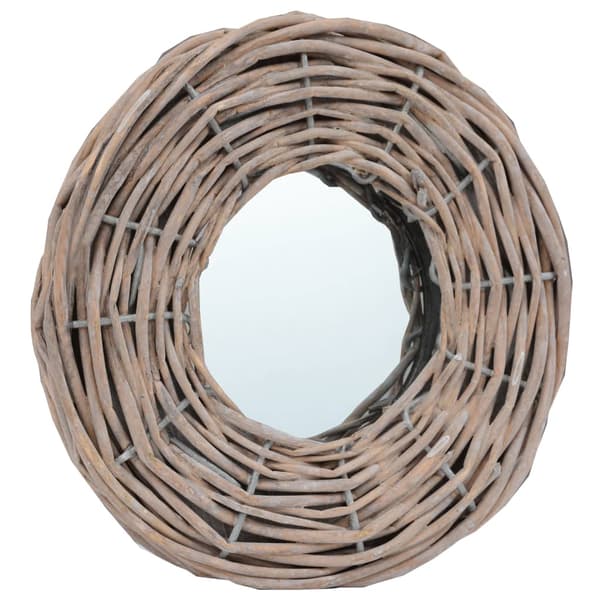 vidaXL Speil 3 stk 15 cm kurvmateriale Brun brown