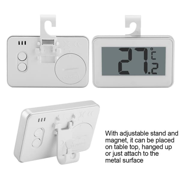 Køleskabstermometer med stort LCD-display