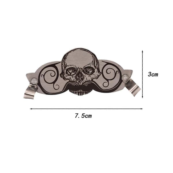 Metal Mustache Guard - Cup Safety for Men with Mustaches - Tea and Regular Cups