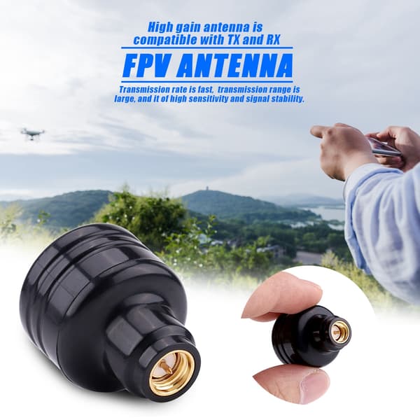 5.8G 5dBi RHCP High Gain FPV Quadcopter Mushroom Antenna Drone Accessory (Inner Needle)