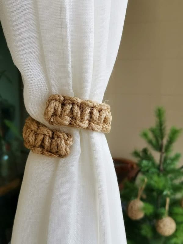4-pack - Braided - Cotton Rope - Rustic - Style - Thin/Light - Housewarming Gift