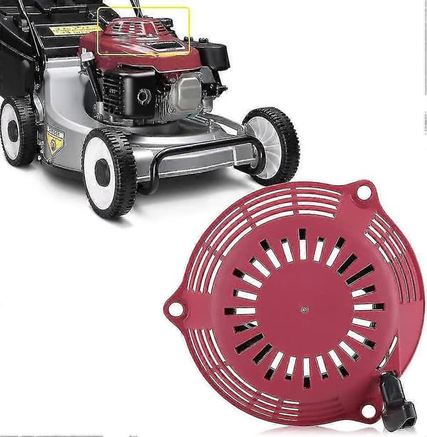 Startsnor, Startgreb, Trækstart til Honda GCV135 GCV160 EN2000 Motor Plæneklipper Generator Manuel Trækstart Rød