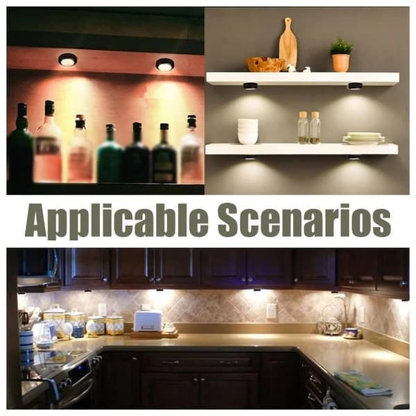 NA/LED spotlights 4-pack with 13 colors, dimmer and remote control