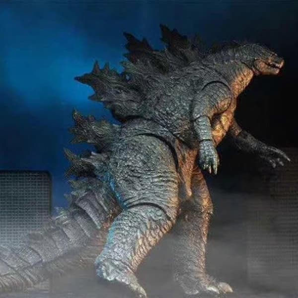 Godzilla Modell Filmversion Monster King Figur 7-tum 7 \" Leksaker Ny Docka Monster King Förpackad