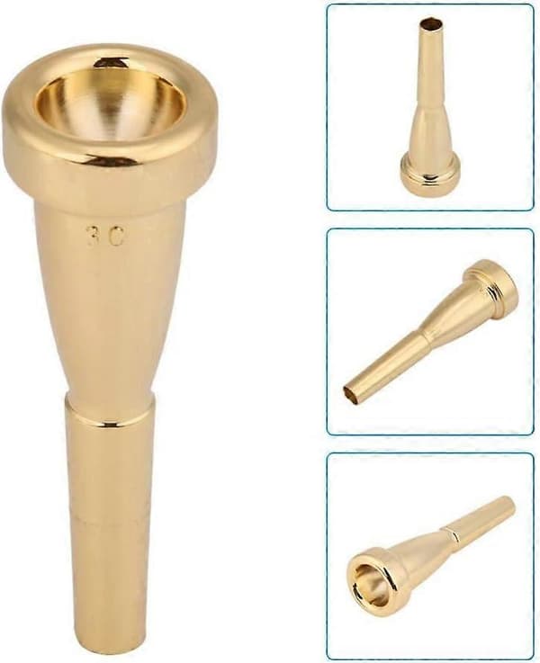 Trumpetmunstycke 3C Guld Mässing