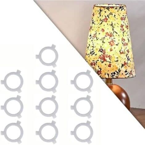10 st Lampskärmsreduceringsringar E27 till E26, 6x5 cm, PP