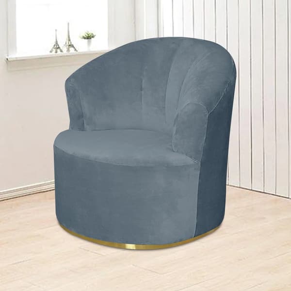 Betræk til drejestol, strækbart, blødt, vaskbart møbelbeskyttelse til runde klubstole, accentstole, stue, lysegrå 1 stk. brun Brown 1 Pcs