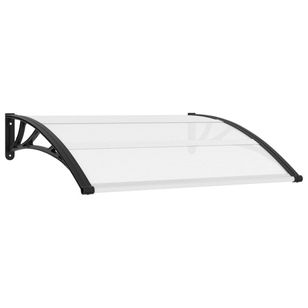 vidaXL Indgangsoverdækning 120 x 100 cm Sort Black Svart