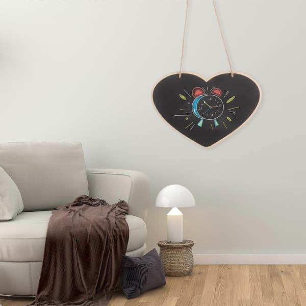 Hanging Chalkboard Sign Memo Blackboard Reusable Door Message Board