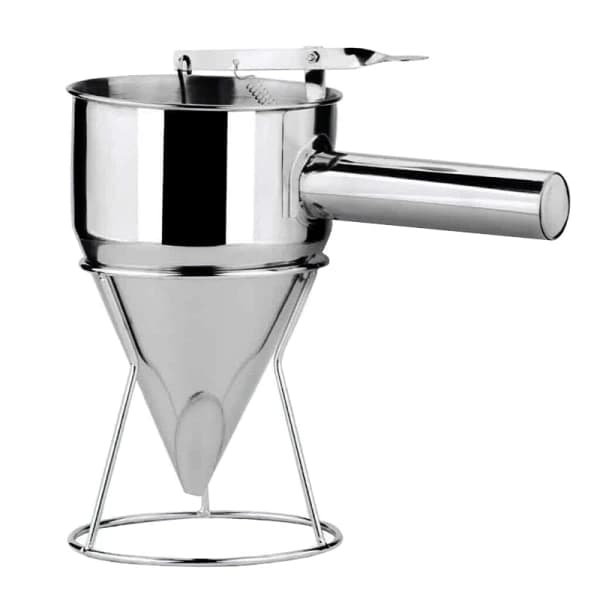 Dejdispenser i rustfrit stål med stativ til kager, donuts, muffins, pandekager