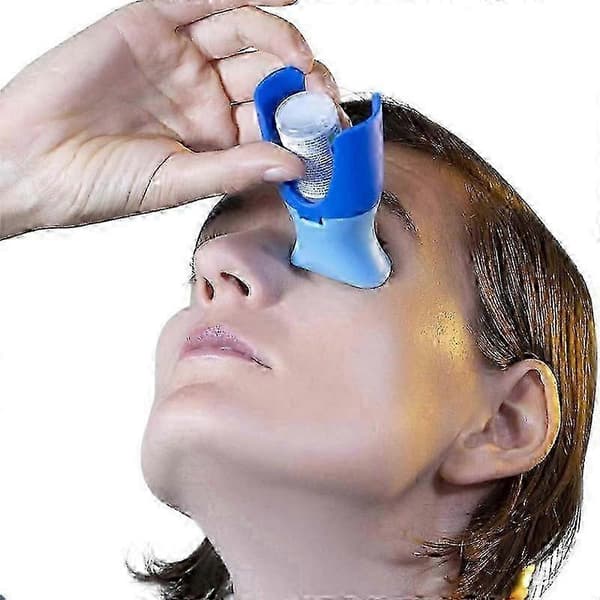 Øyedråpeflaskedispenser, bærbar øyedråpeapplikator, gjenbrukbar øyedråpeguide for seniorer og eldre, flaskeholder for eldre barn