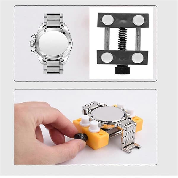 Adjustable Watch Opener Back Case Press Closer Remover Fixing Holder Case Repair Tool Movement Dial Fixer