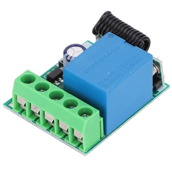 12V Universal Wireless Remote Control Switch Replacement Automatic Self-locking Relay