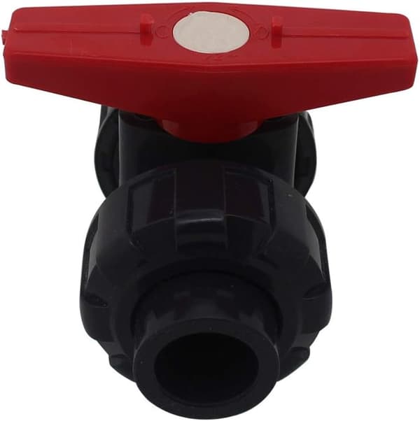 Dobbel gummikuleventil PVC kuleventil svømmebasseng kuleventil (DN25φ32mm*1stk) 32mm 32mm