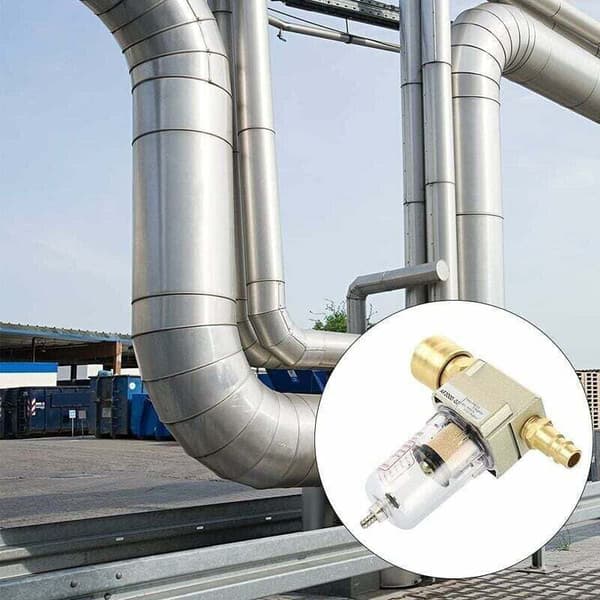 Trykregulator til 1/4\" trykluft med vandudskiller