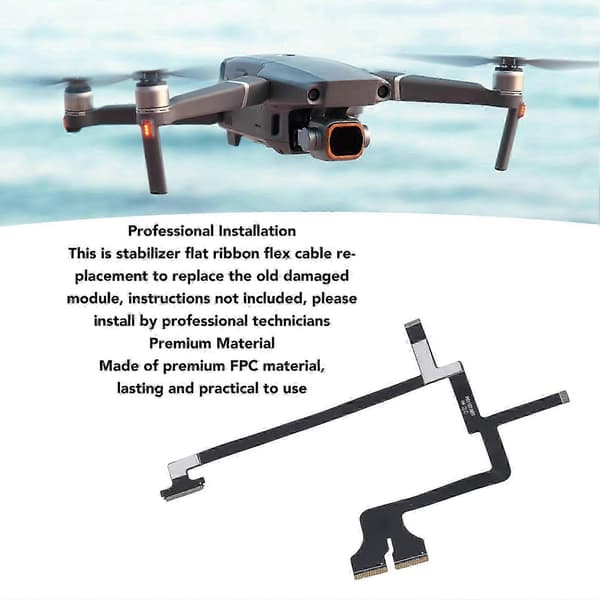 Kamera fladt båndkabel til Phantom 3 Professional Version Fleksibel Stabilisator Fladt Bånd Flex Kabel Erstatning Drone Tilbehør