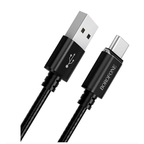 BU1 magnetisk USB-kabel för USB-C svart black