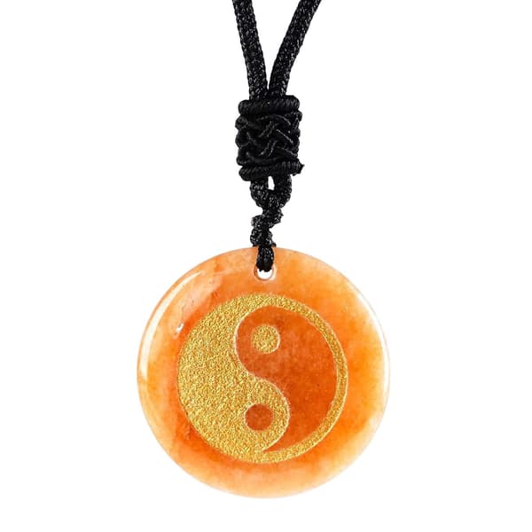 Orange Halsbandshänge DIY Smycken