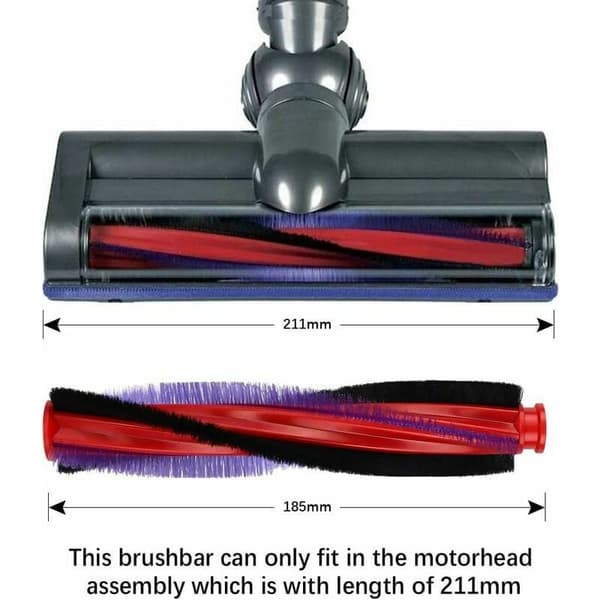 185 mm Rullebørste til Dyson V6 DC62 SV03 Reservedel