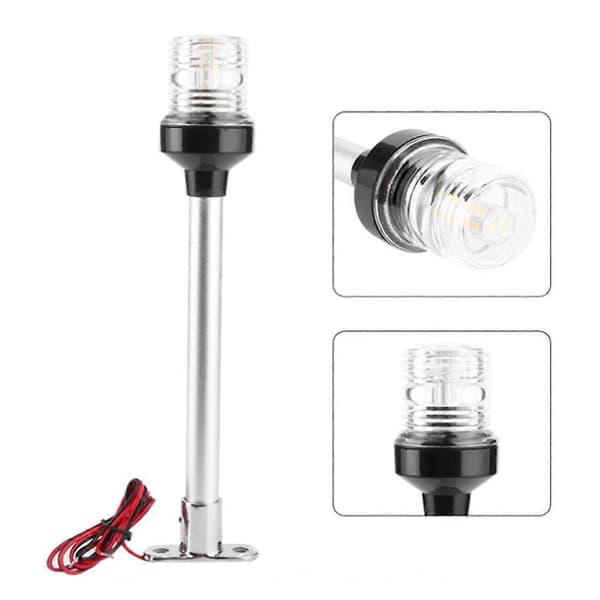 12-24V venekäyttöön tarkoitettu LED-navigointivalo, 360° perä- ja ankkurivalo