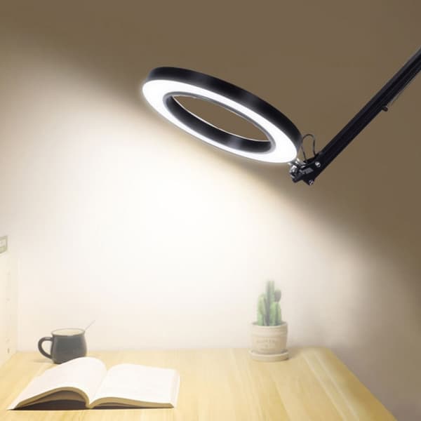 Forstørrelsesglass med LED-lampe