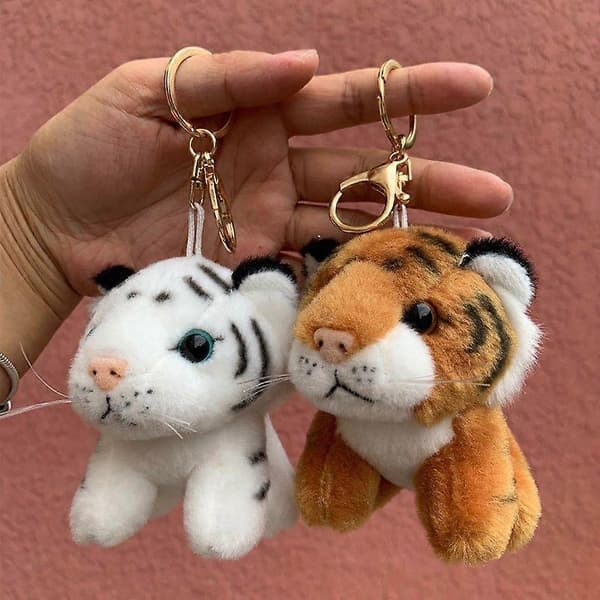 Udstoppede tiger, nøglering med tøjdyr, stykker
