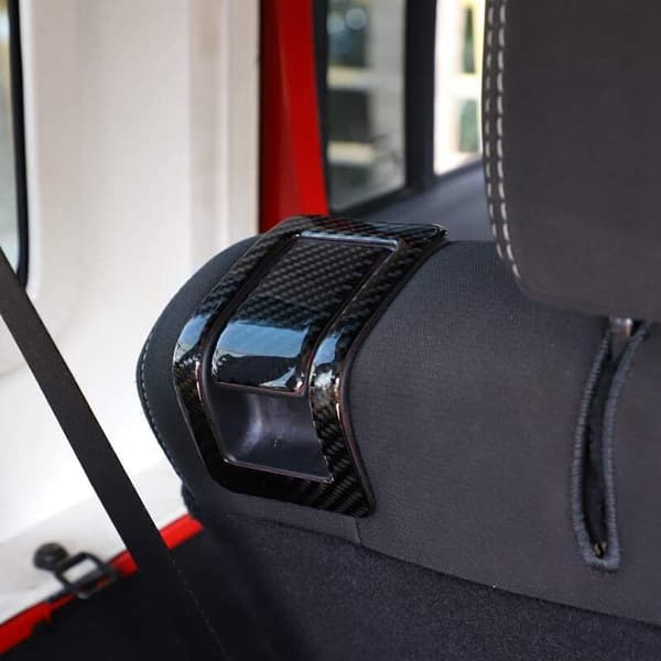 Bilfiber Baksetebryterdeksel for Wrangler JK 2011-2017 Dekorativ Justering