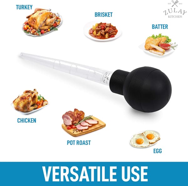 Large Turkey Baster with Cleaning Brush - Premium Baster Tool-FF-
