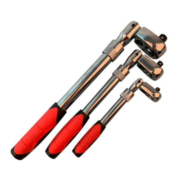 72-tooth Telescopic Ratchet Wrench 3/8 Automatic Quick Release Quick Wrench Telescopic Wrench Movable Head Wrench