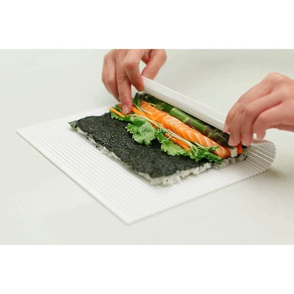 Profesjonell Non-stick Sushimatte Plast Sushirullmatte Sushimatte Rull Sushirull