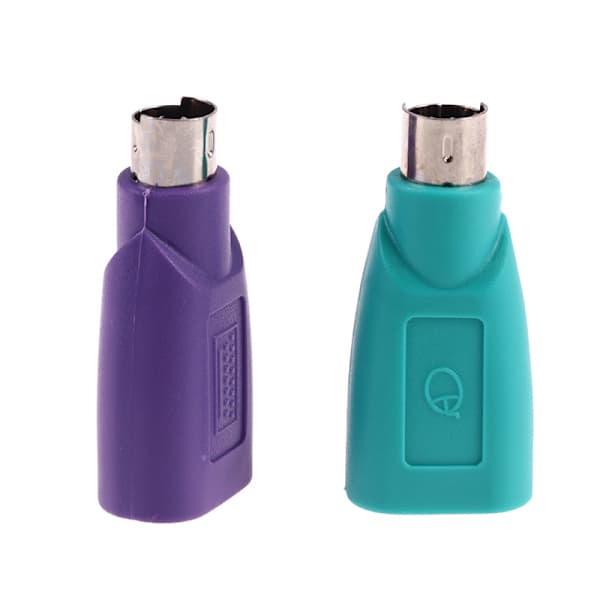 1 par tastaturmus PS2 til PS/2 USB-adapterkonverter for USB