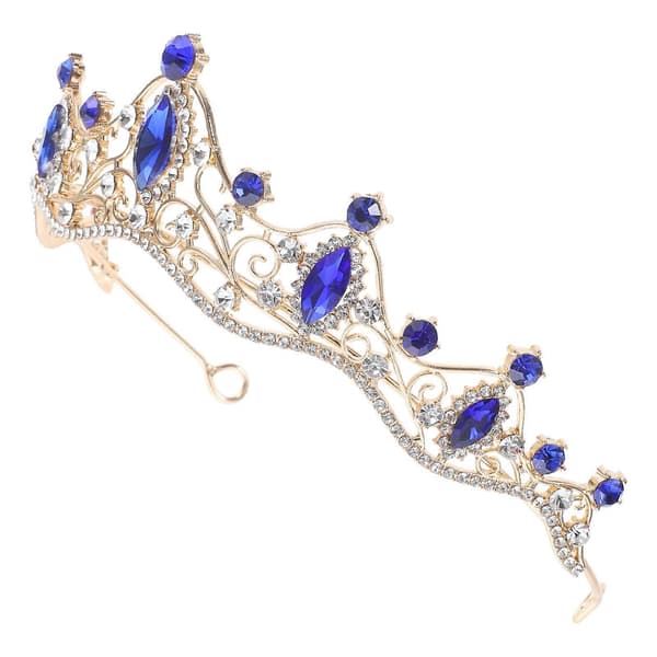 Bryllupsdiadem Krone Brudehodeplagg Rhinestone Hårbånd Brudehårbånd Brudehårdekorasjon
