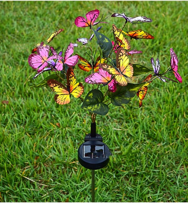Solar sommerfuglelys til udendørs have 313