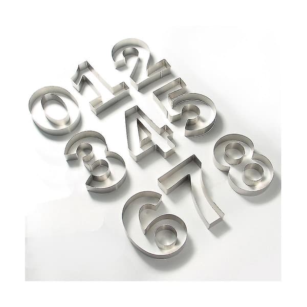 Number Cake Molds 0-8, Pastry Decorating Tools, Confectionery Maker, Birthday Cake Tools, Baking Mold