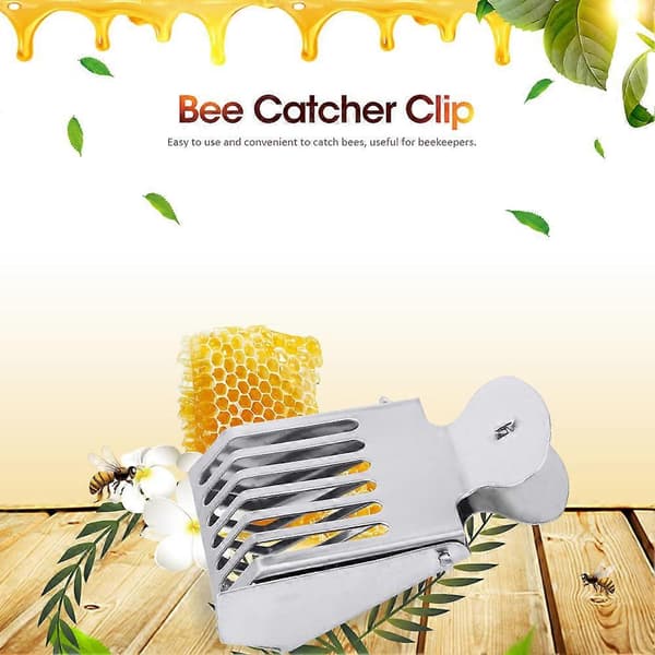 Metal Queen Bee Clip Catch Tool - 5-pack Beekeeping Equipment