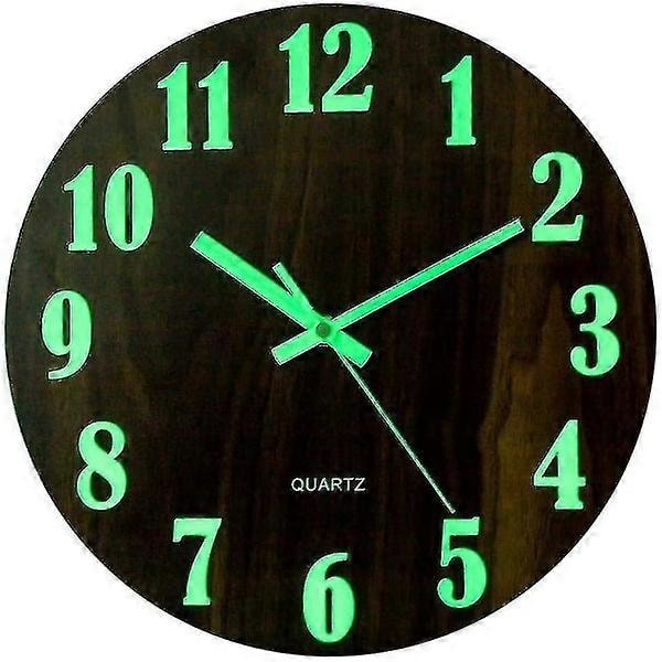 Luminous Wall Clock, Modern Decorative, Silent Wall Clock, Large Dial