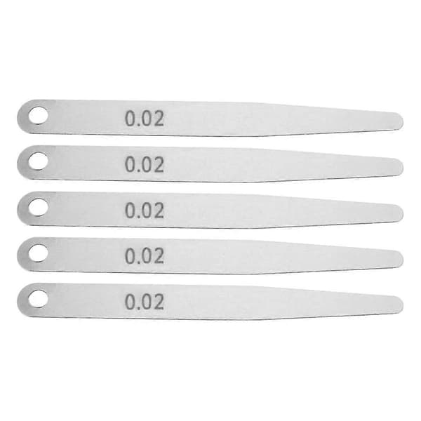 Spaltmåler i rustfrit stål til målinger, sonder, måleinstrumenter 5x PK
