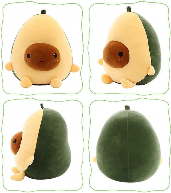 Gul 30 cm Avokado Plysjpute