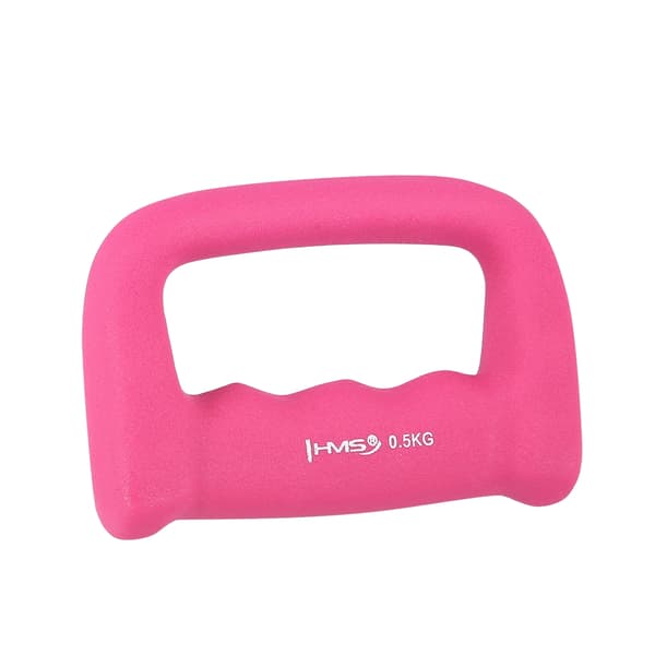 Rosa Neopren Dipping Käsipaino 0,5 kg