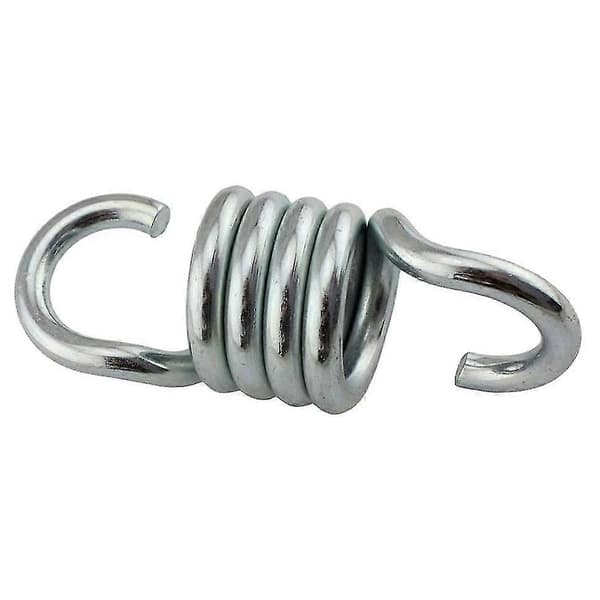 2 st Upphängningsfjädrar för hängstol, 700 lbs viktkapacitet, silver, galvaniserat järn, 7 mm