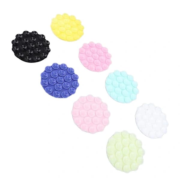 8 Pcs Silicone Suction Cups for All Phone Models Mobile Phone Accessories Holder Multifunctional Double S