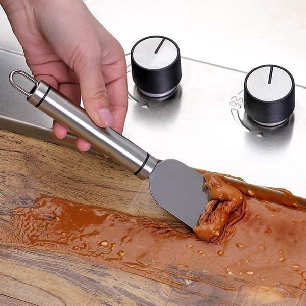 st - Cleaning Scraper - Cleaning Spatula - Stainless Steel Kitchen Spatula