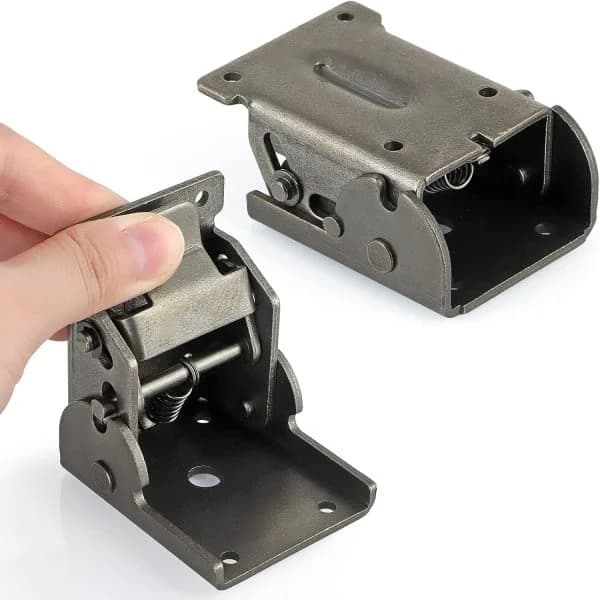 4-pack Heavy Duty 90-degree Self-locking Folding Brackets, 150 kg Capacity
