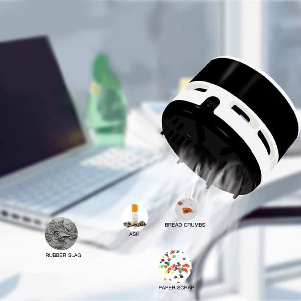 Mini Table Vacuum Cleaner, Handheld Desk Vacuum Cleaner, ZQKLA