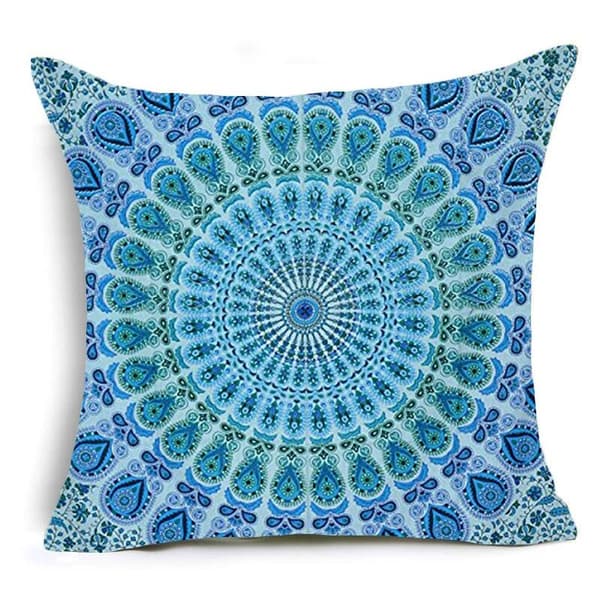 4 stk. Mandala-mønster putetrekk Bohemia pyntepute dekorativ pute sofapute 45X45 cm