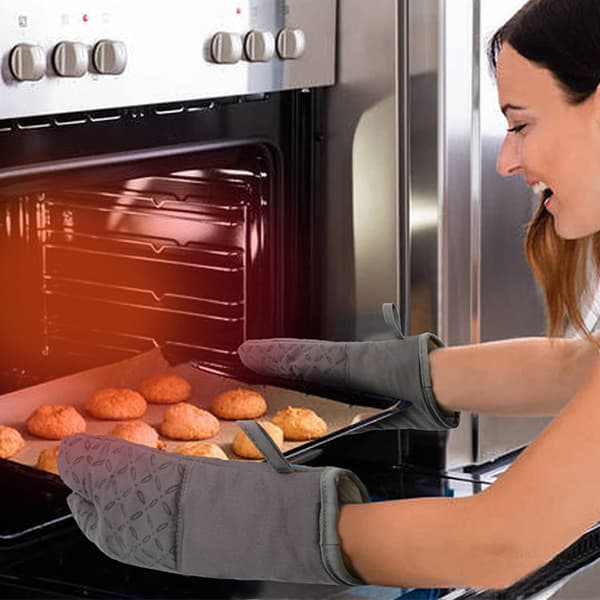 Ugnshandskar Silikon 288°C Halkfria S
