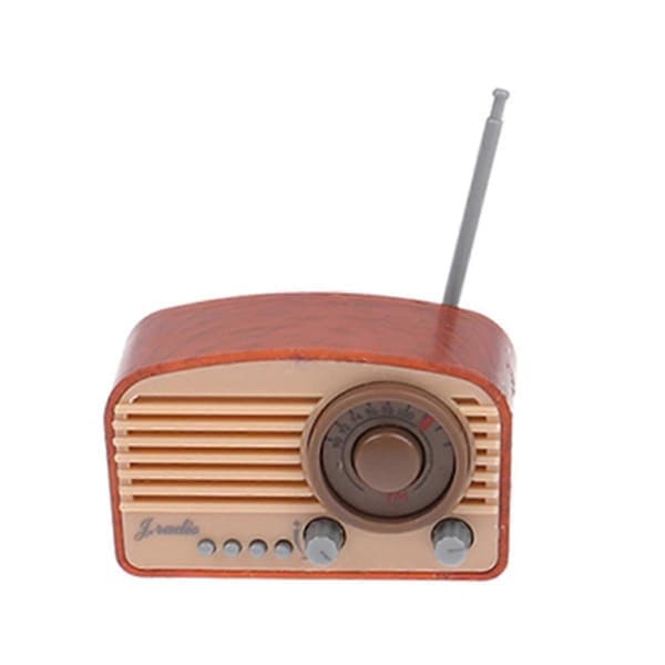 1/12 Radio Hjemmeindretning Møbler Mini Dukke R Tilbehør, B