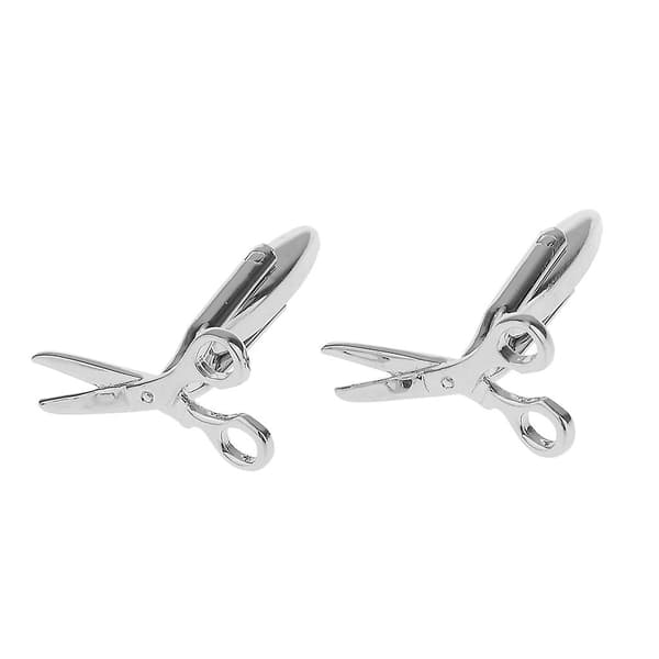 Stainless Steel Cufflinks - Scissors