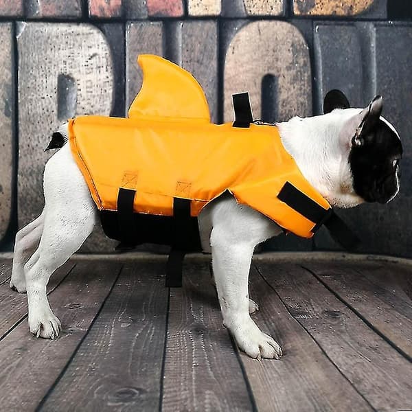 Hundebadevest Svømmevest orange S